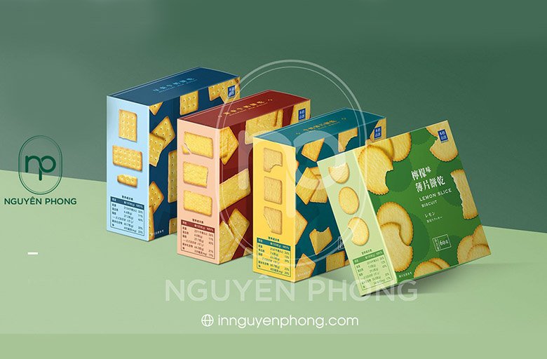 In hộp bánh giá rẻ với giấy mềm